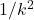 1/k^2